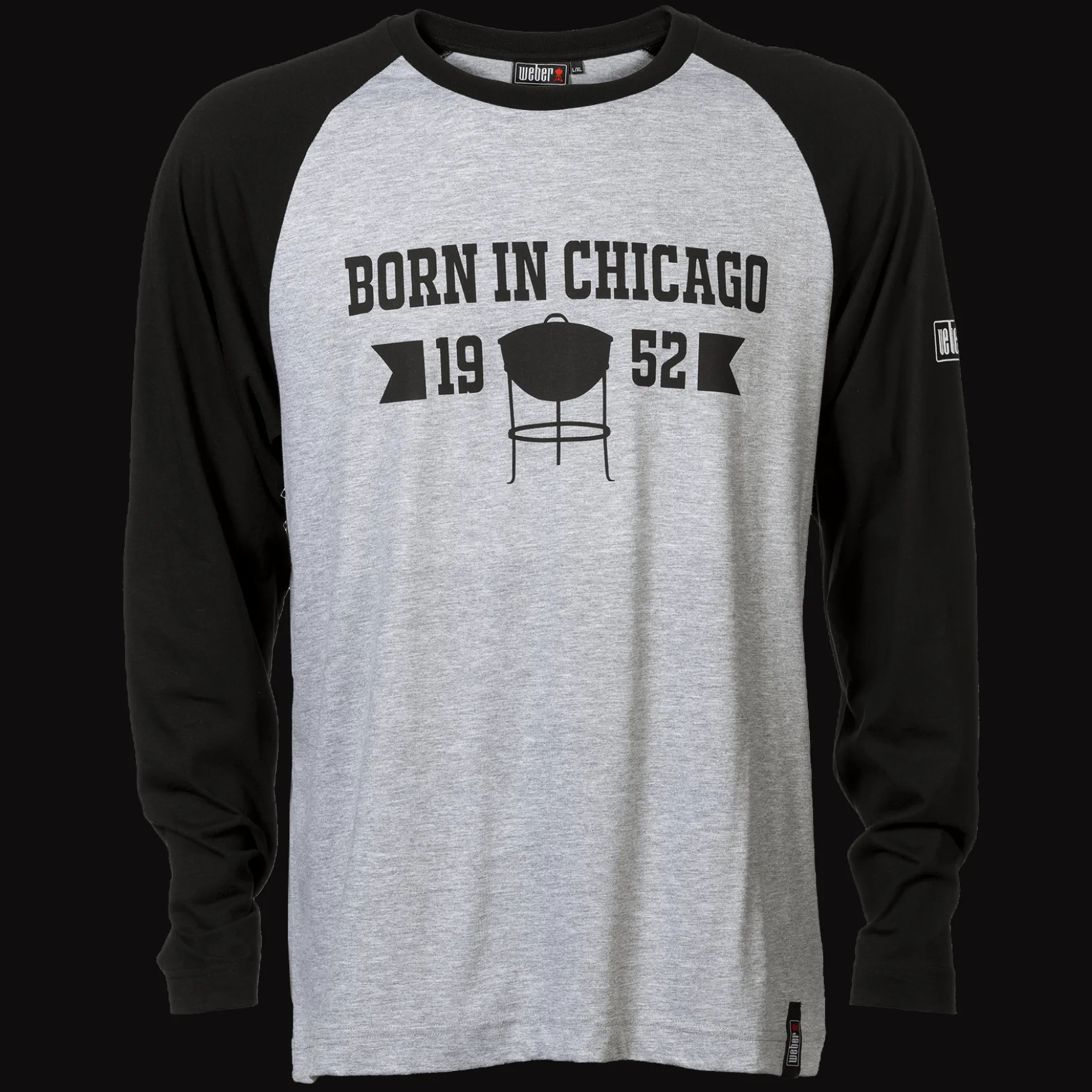 Langarmshirt Unisex "Born in Chicago"