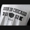Langarmshirt Unisex "Born in Chicago"