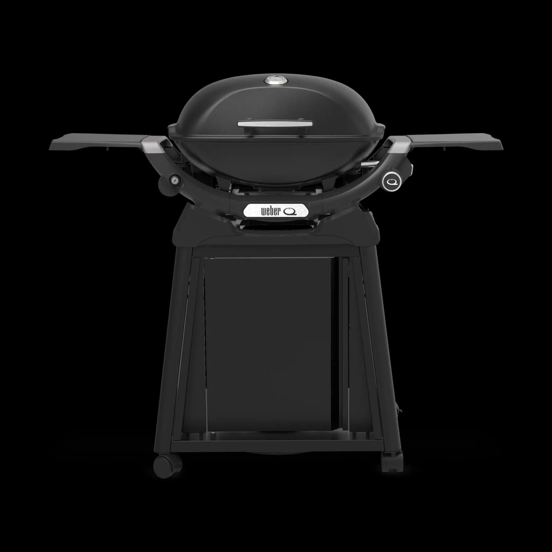 Q 2200N Gasgrill mit Seitentischen und Premium-Rollwagen