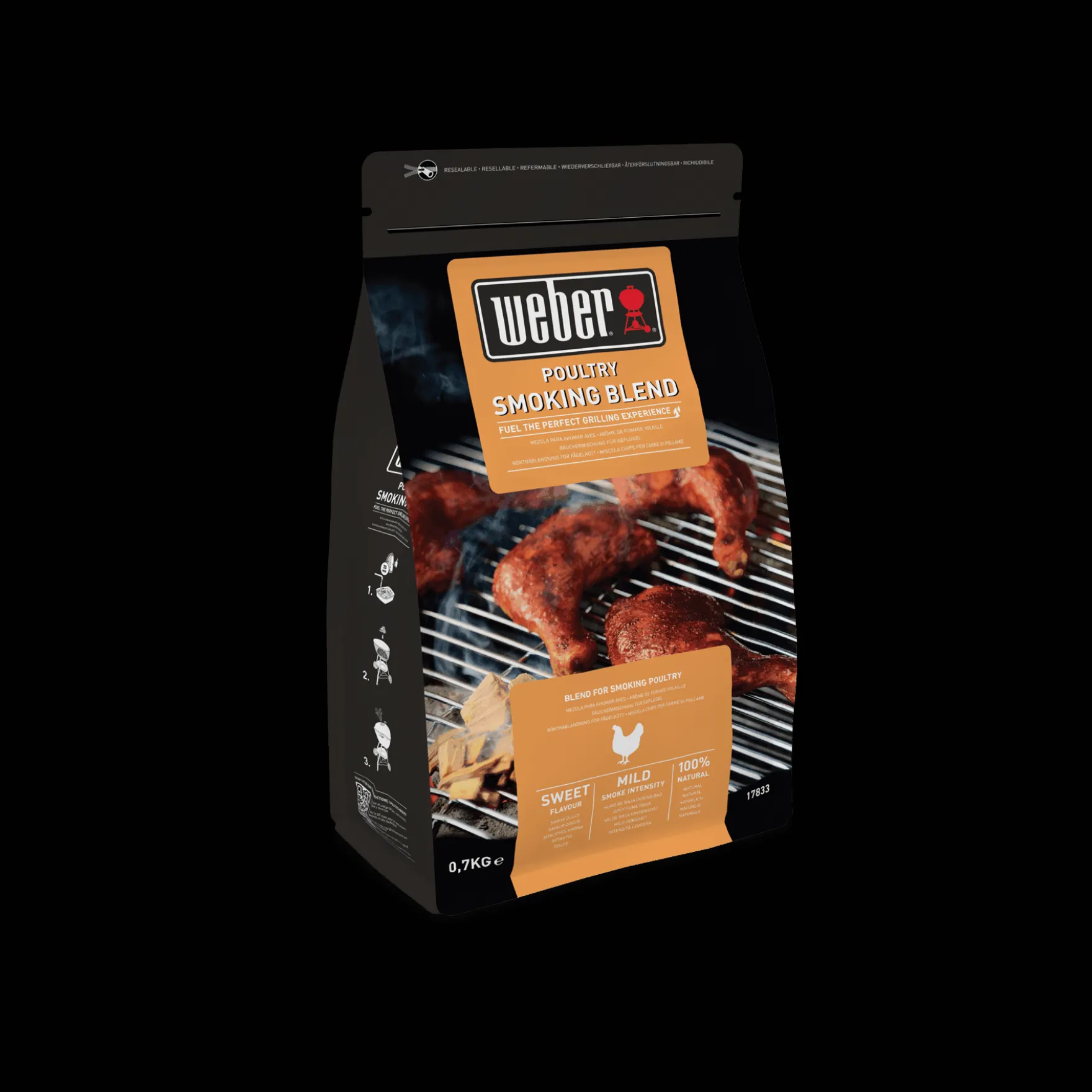 Räucherchips-Mischung für Geflügelfleisch