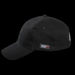 Weber Cap mit schwarzem Kettle Logo und Seitenlogo